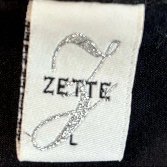 Zette San Francisco Graphic Tee L Black Stretch Cotton Blend T-Shirt Unisex - Picture 6 of 7